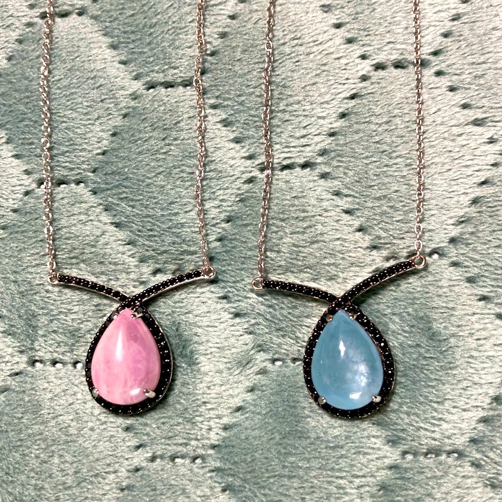 Pair of Colleen Lopez, beautiful gemstone necklaces - Picture 2 of 8